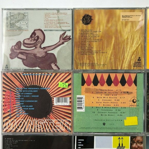 R.E.M. 10 CD Lot Green Monster Eponymous Hi-Fi Automatic Time Pageant 1986-2008 - Picture 8 of 12